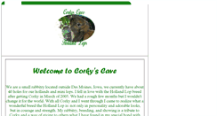 Desktop Screenshot of corkyscave.net